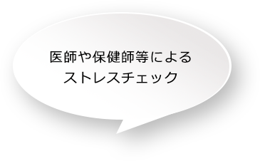 医師や保健師等によるストレスチェック